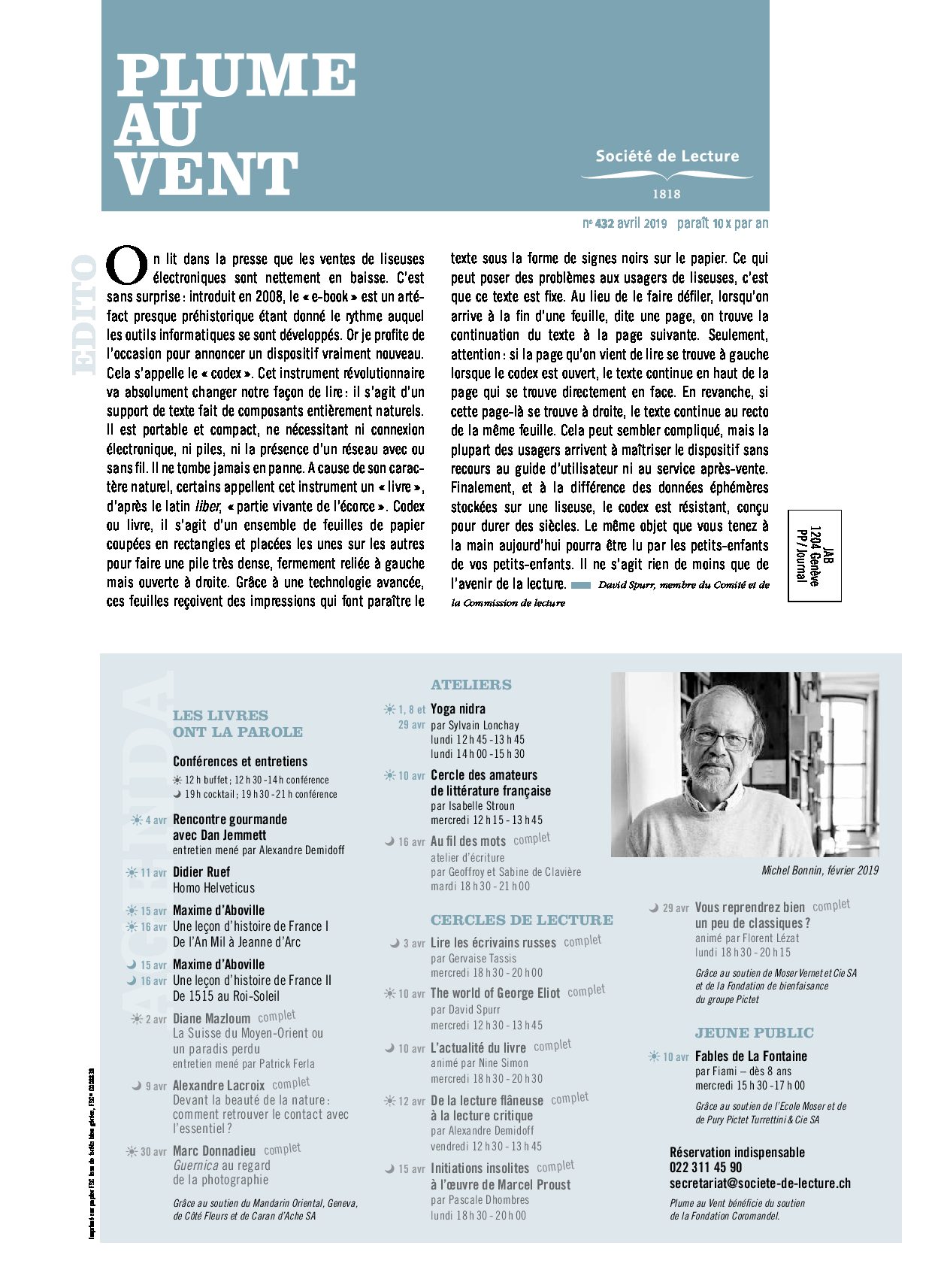 n°432 avril 2019