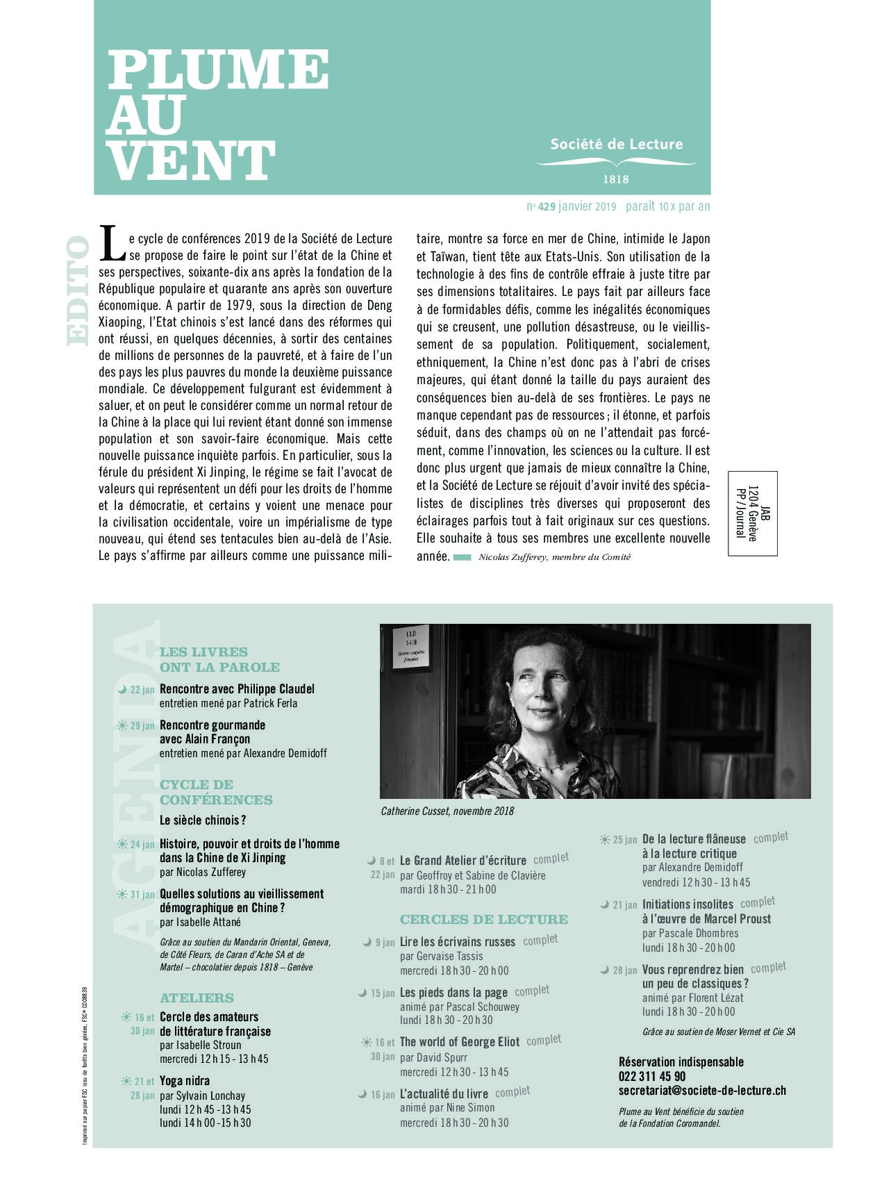 n°429 janvier 2019