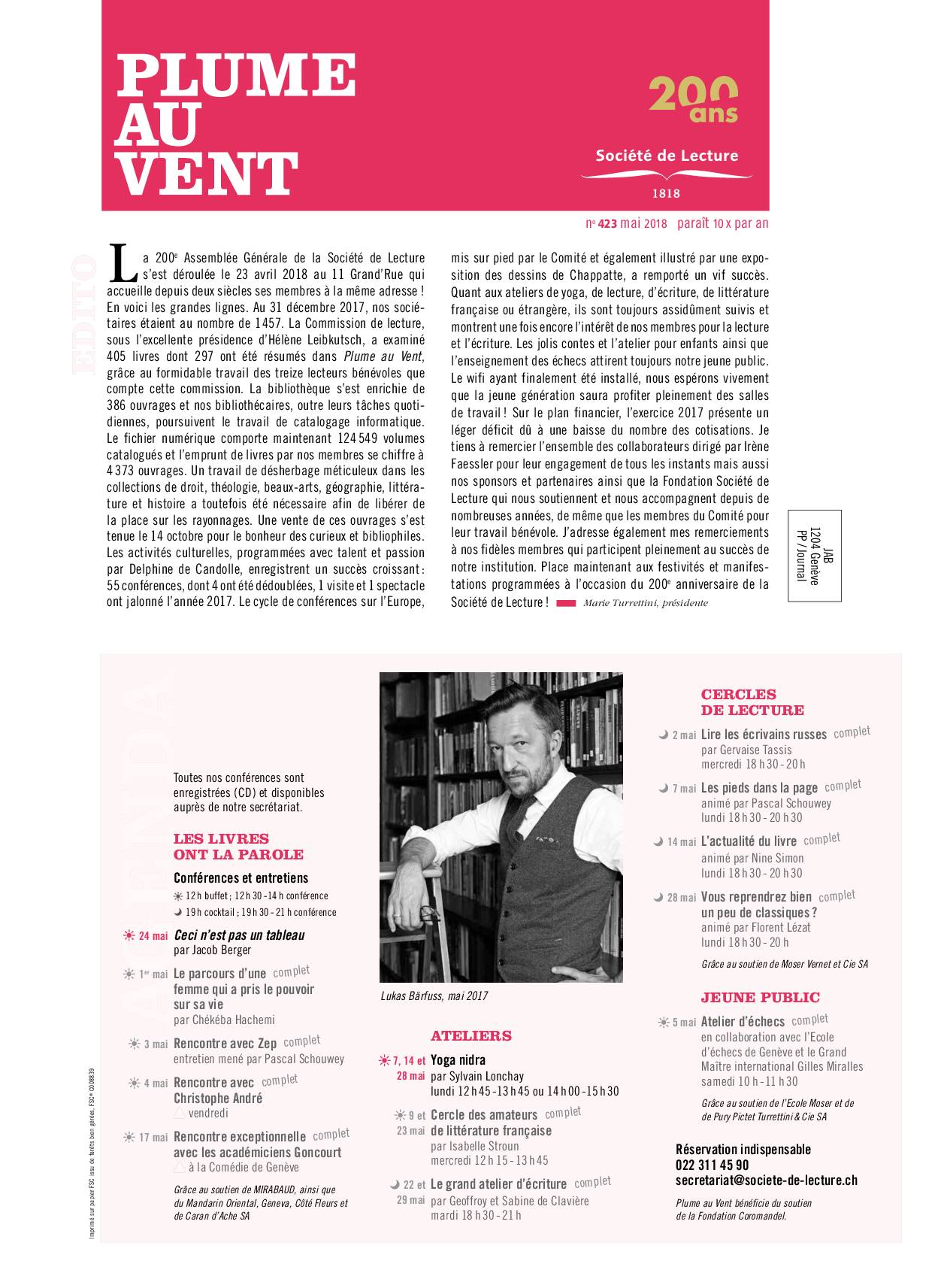 n°423 mai 2018