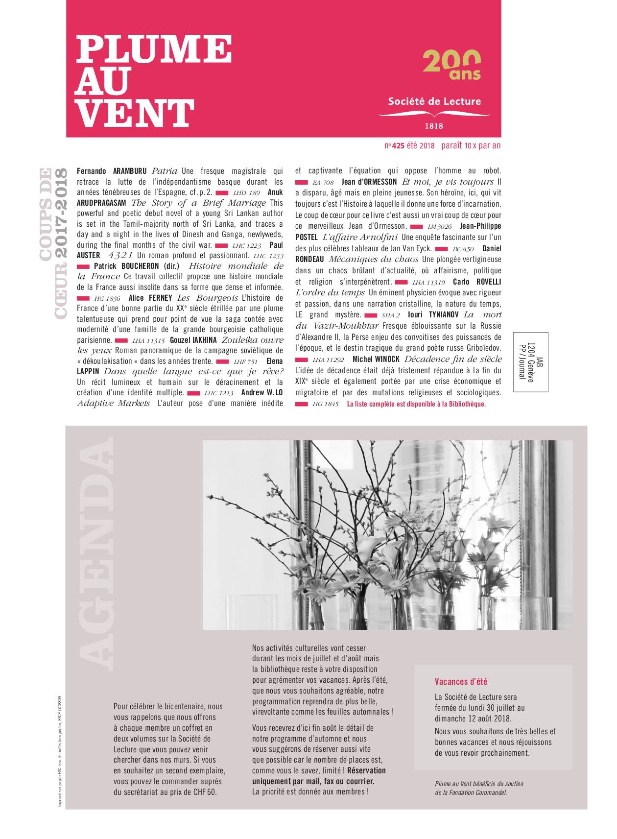 n°425 été 2018