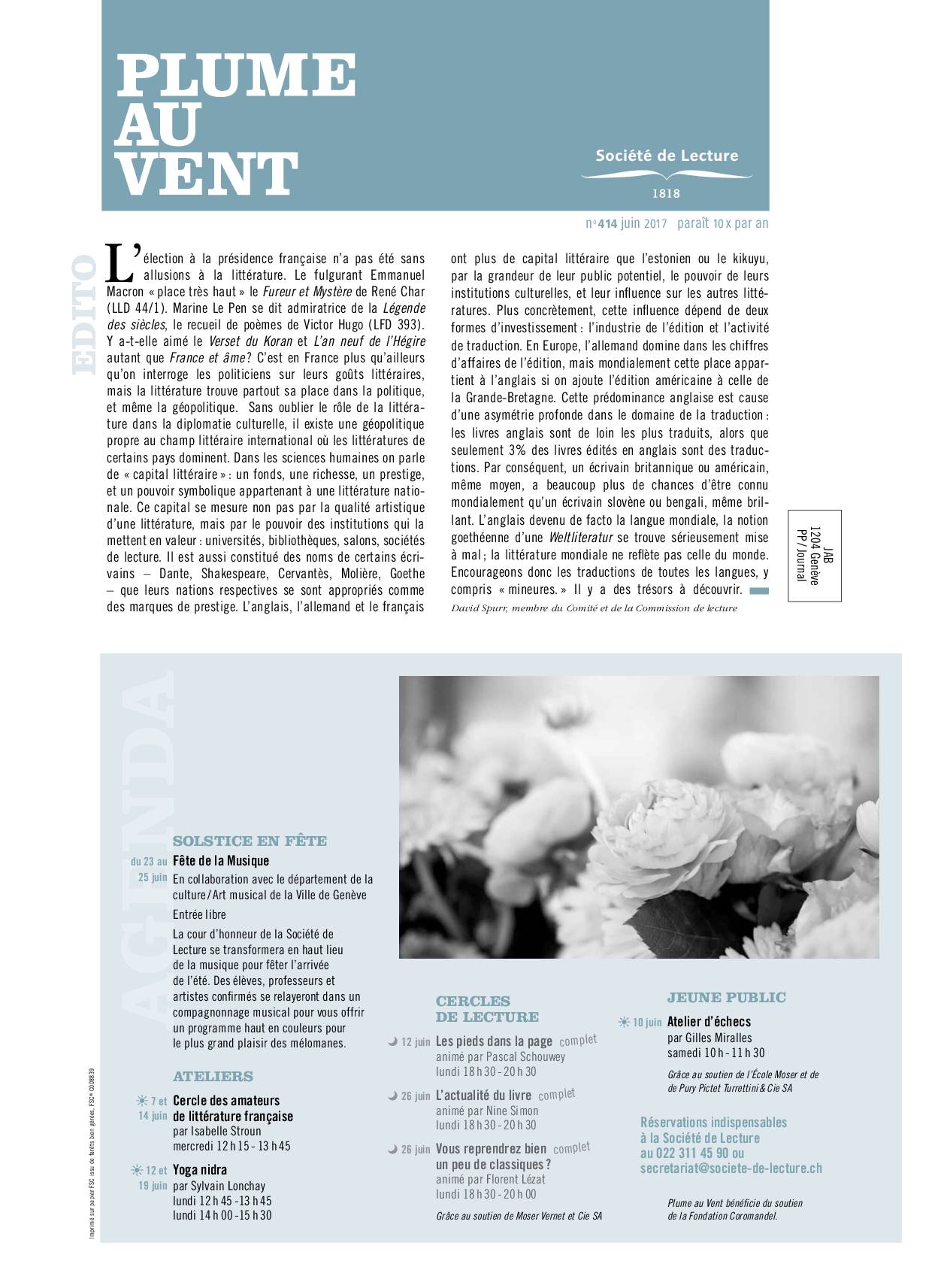 n°414 juin 2017