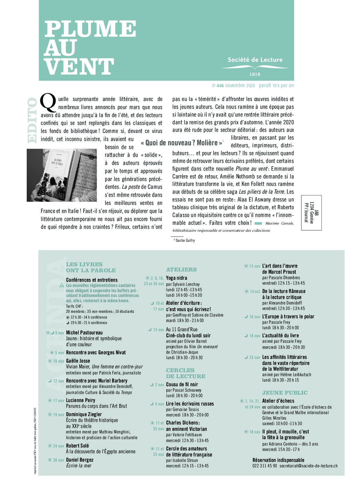 n°446 novembre 2020