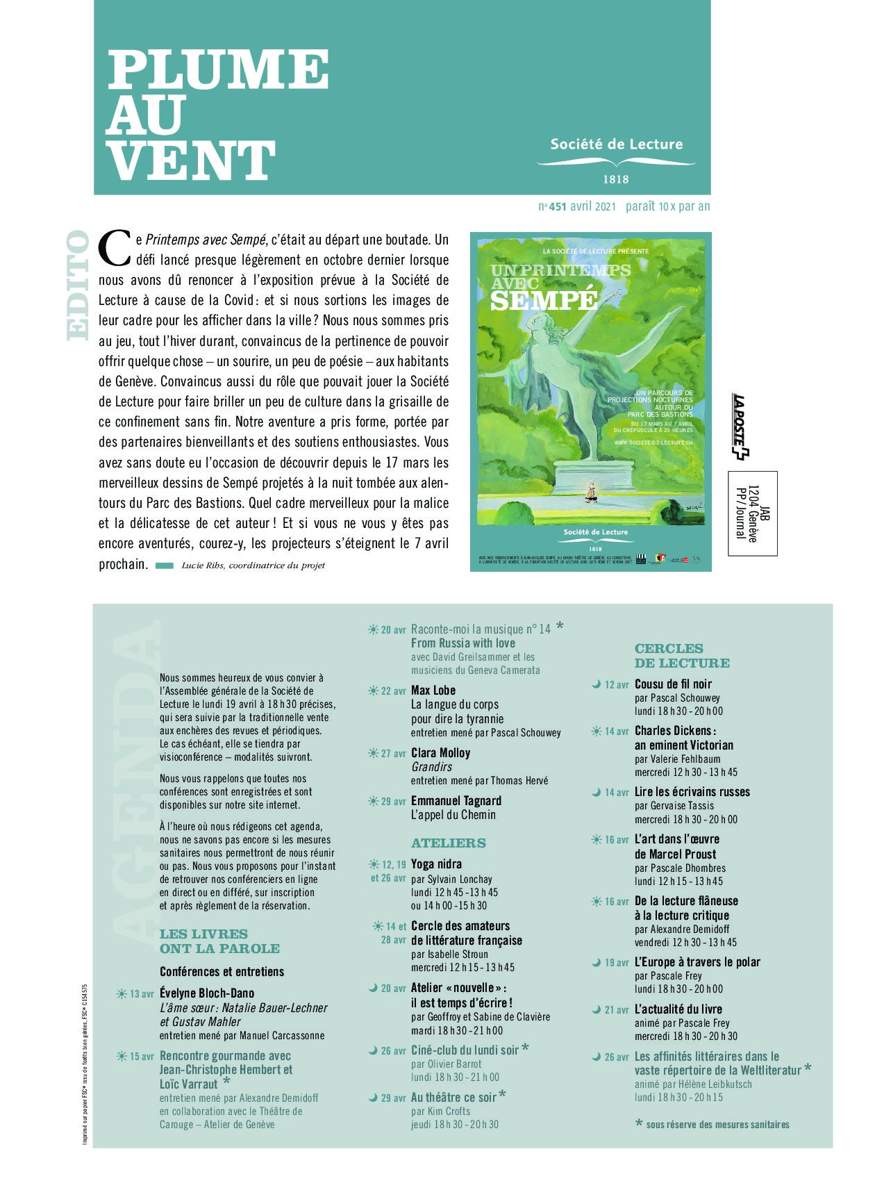 n°451 avril 2021