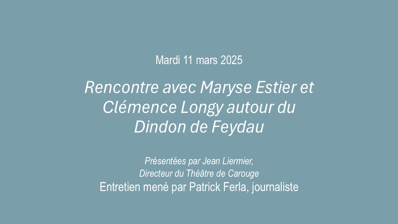 Maryse Estier et Clémence Longy
