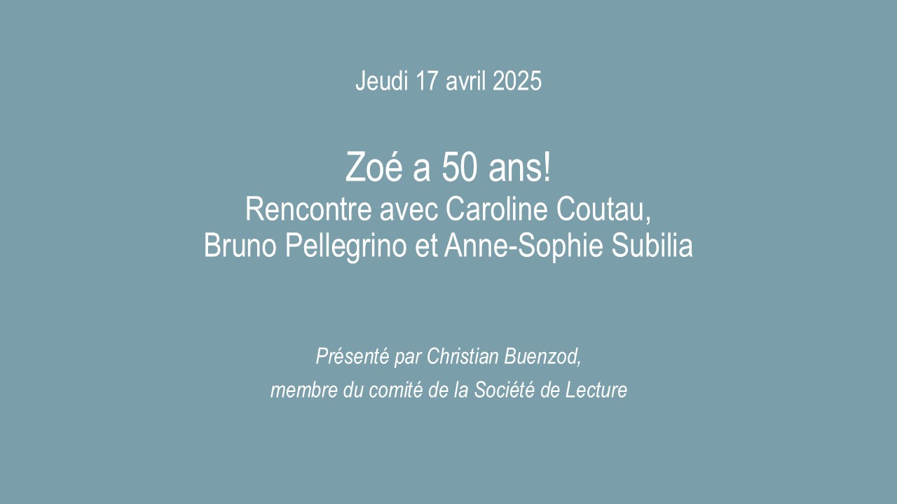 Zoé a 50 ans
